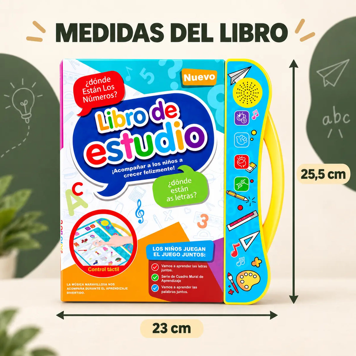 Libro Interactivo con Sonidos en Español e Inglés