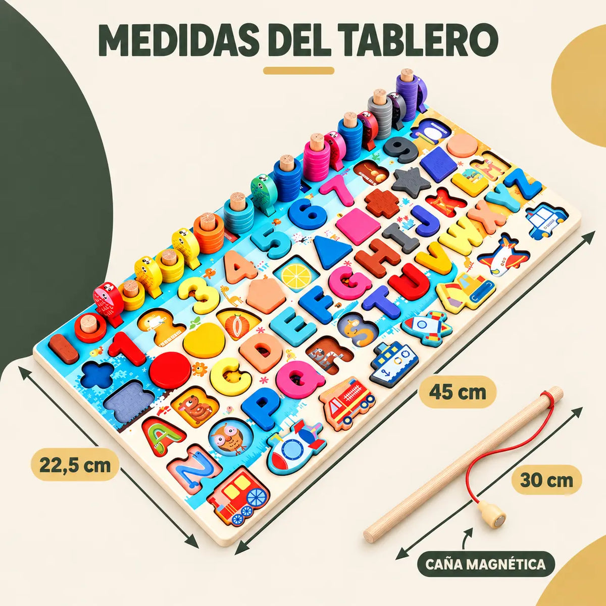 Tablero Sensorial Montessori